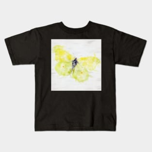 There is a Yellow Butterfly in the Garden! Kids T-Shirt